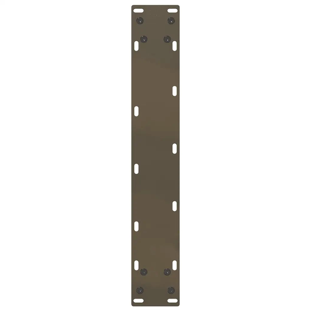 Gambe per tavolo da bar a forma di U 2 pz in acciaio naturale 50x(90-91) cm 4013223