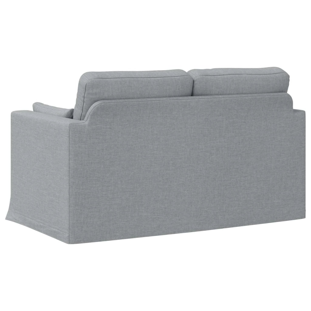 Divano Grigio chiaro 139 x 78 x 80 cm Tessuto