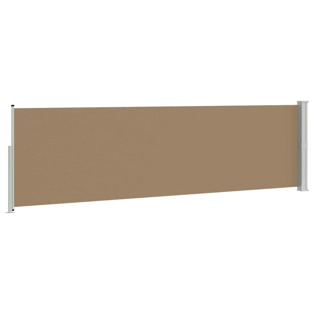 Tenda laterale retrattile Tortora 300 x 120 cm Poliestere 42035288