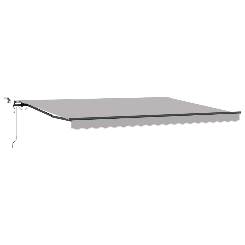 Tessuto per Tenda con Grigio chiaro 450 × 350 cm Poliestere 3331152
