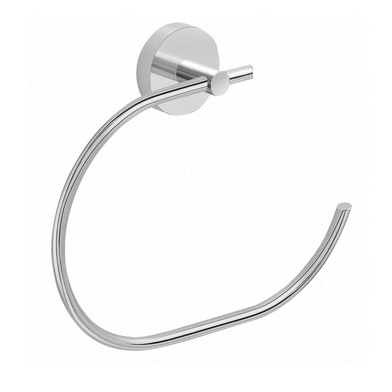 Portasalviette ad anello da muro in acciaio inox e Cromall 2370 Gedy serie EROS Cromato