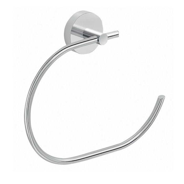 Portasalviette ad anello da muro in acciaio inox e Cromall 2370 Gedy serie EROS Cromato
