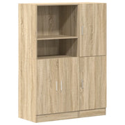 Set di Armadio pensile | Mobili da Cucina 2 pz Rovere Sonoma in Truciolato
