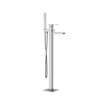 Miscelatore bordo vasca da pavimento con kit doccia serie Absolute