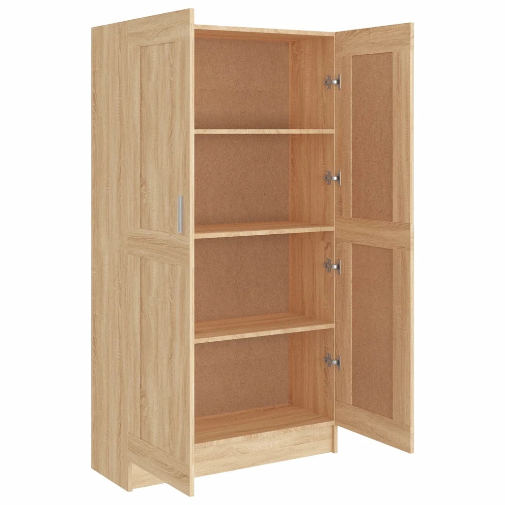 Libreria Rovere Sonoma 82,5x30,5x150 cm in Legno Multistrato 802726