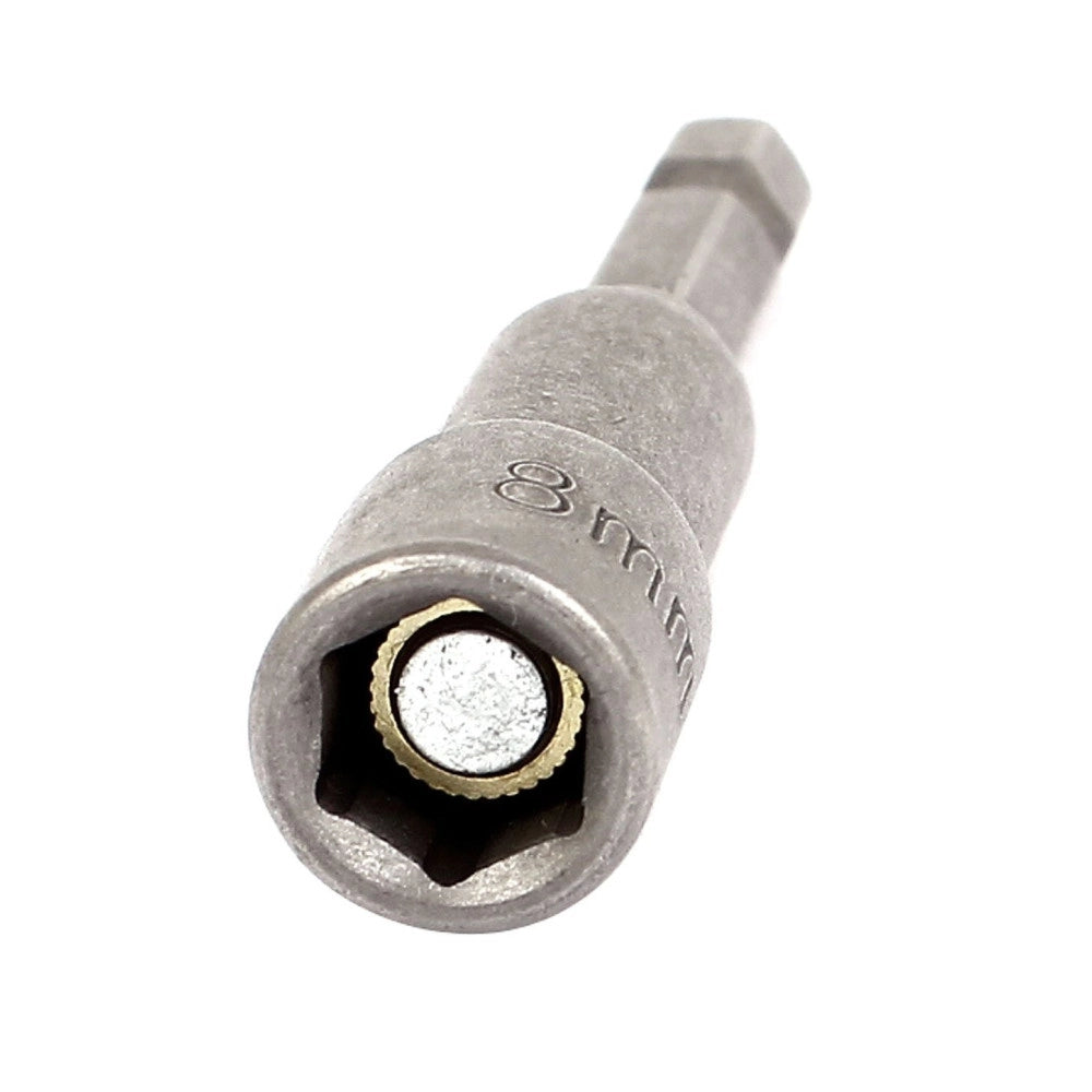Trade Shop - Inserto Chiave A Bussola Magnetica Attacco 1/4 Per Avvitatore Lunghezza 50mm -    -13 Mm   -