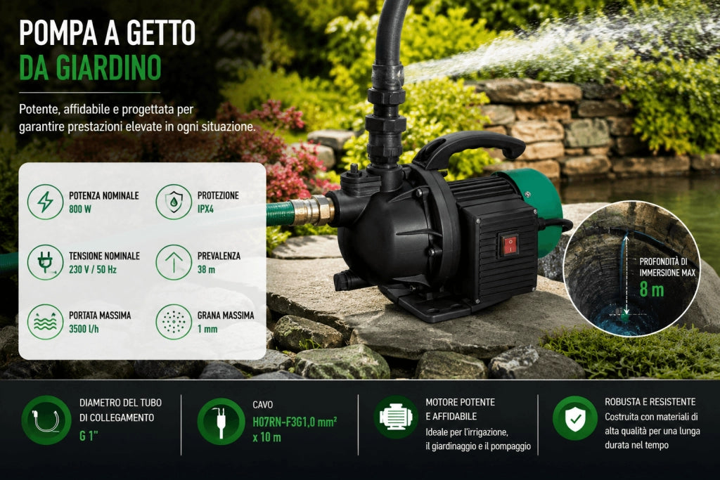 ELETTROPOMPA SUPERFICIE AUTOADESC SIMPLYPUMP800