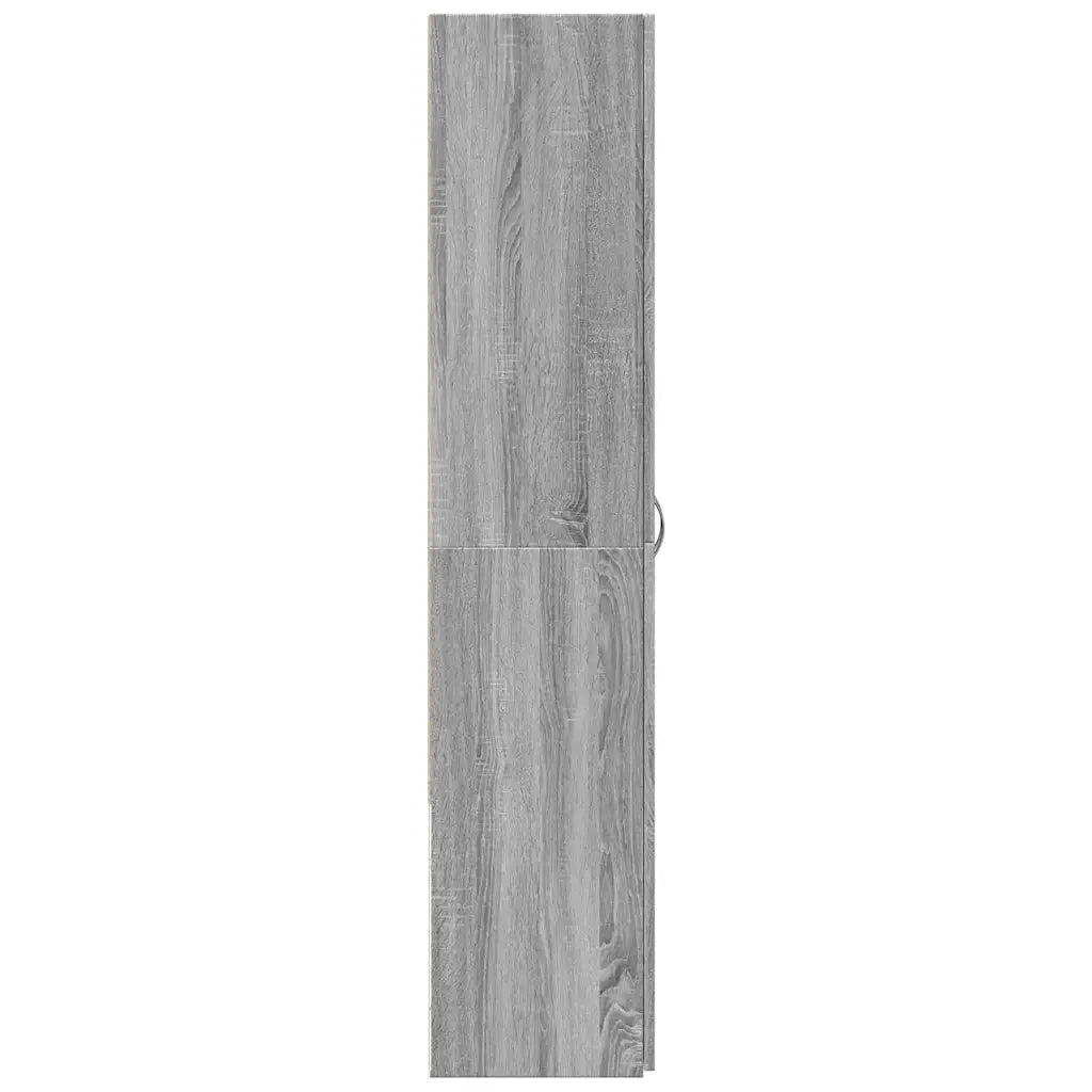 Schedario Grigio Sonoma 60x32x153 cm in Legno Multistrato CFW6893498