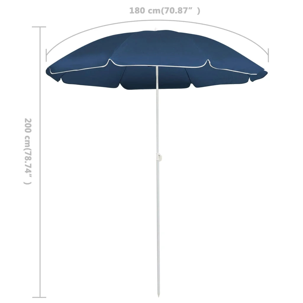 Ombrellone da esterno con palo in acciaio 180 cm blu 02_0008200