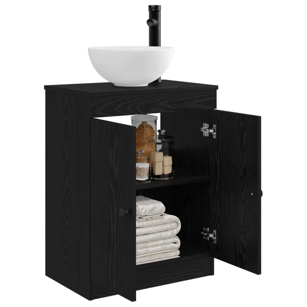 Mobile da bagno con lavabo Nero 54 x 35 x 83 cm 890115