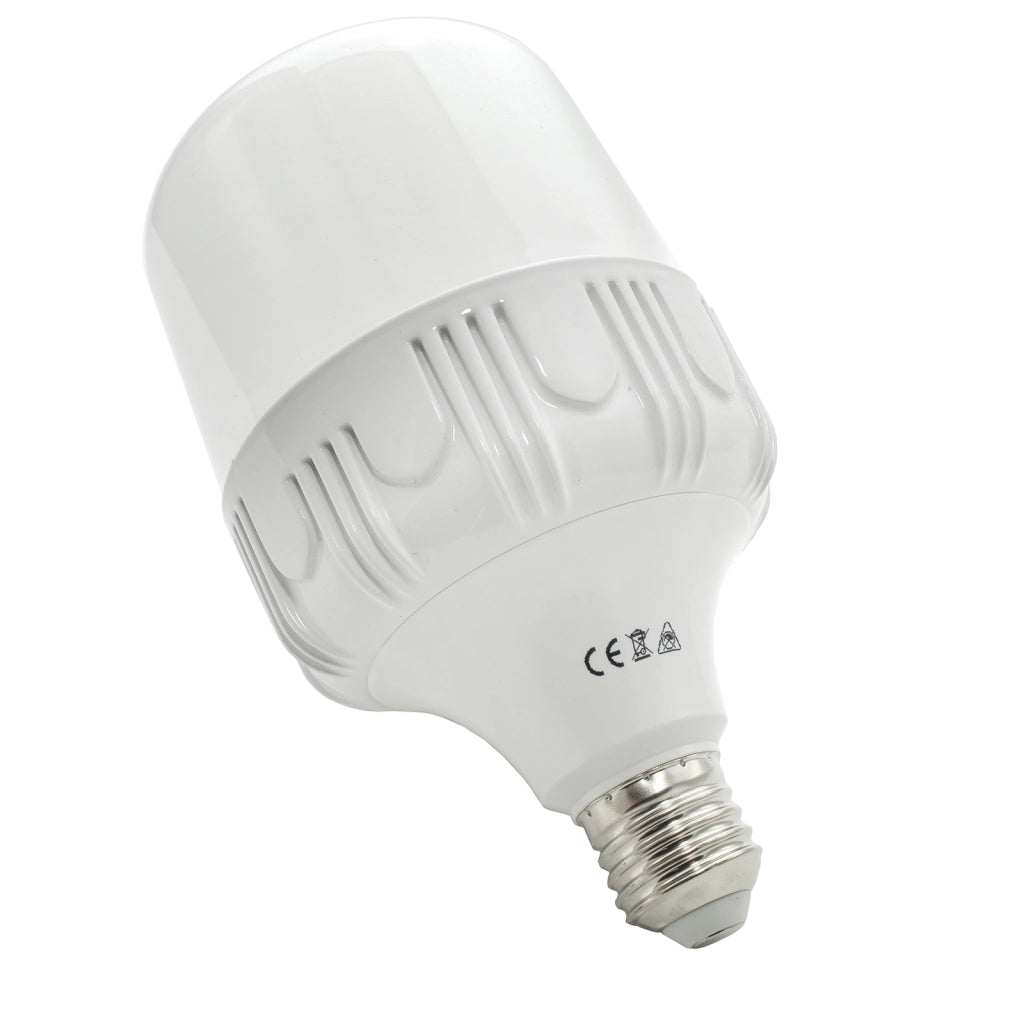 Lampada TURBO LED E27 30W alta resa 141W 2300 lumen illuminazione per grandi ambienti luce negozio centro commerciale 6400K