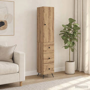 Set di armadi 2 pcs Rovere Artigianale 34,5 x 34,5 x 90 cm 3416897