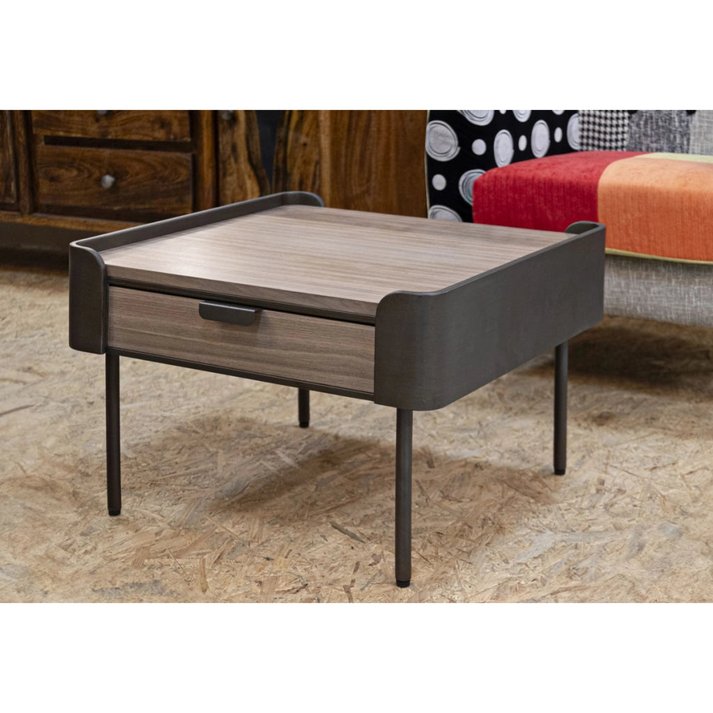 Tavolino VKH518, Marrone, Legno, 60x60x41 cm