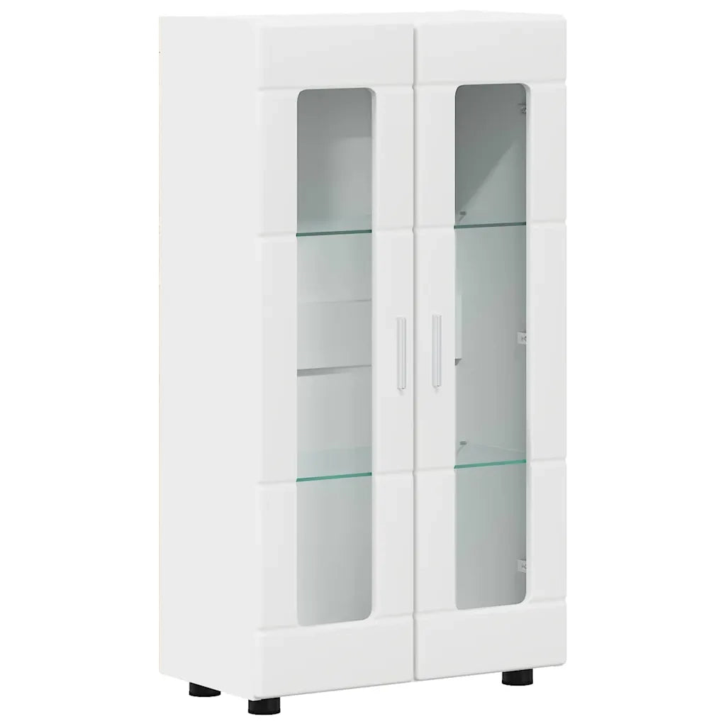 Set mobile TV con cassetto FLORIN Bianco Legno multistrato