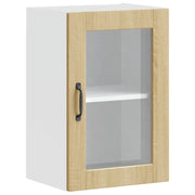 Pensile da cucina dal design moderno con spazio contenitivo ottimizzato 40 x 31 x 60 cm realizzato in legno ingegnerizzato di rovere Sonoma 02_0050315
