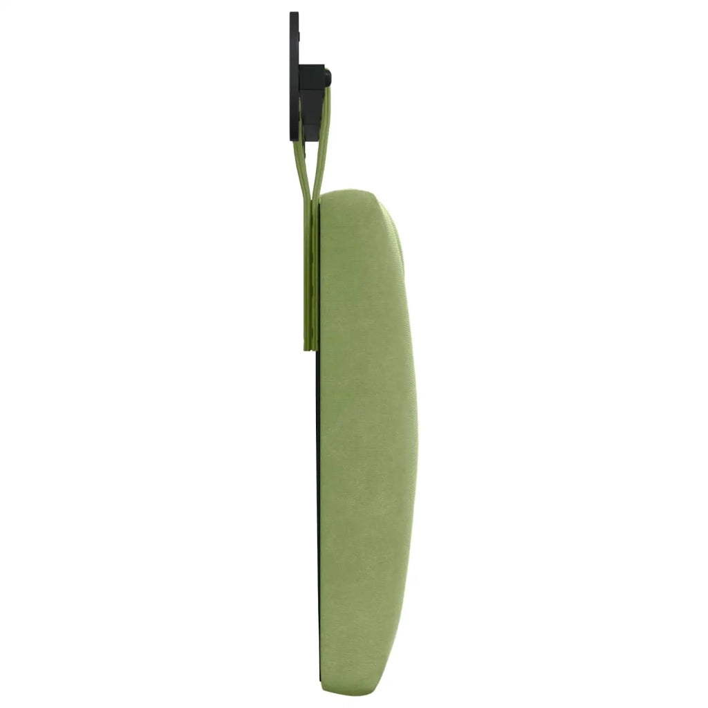 Testiera sospesa Con luce LED Verde chiaro Velluto