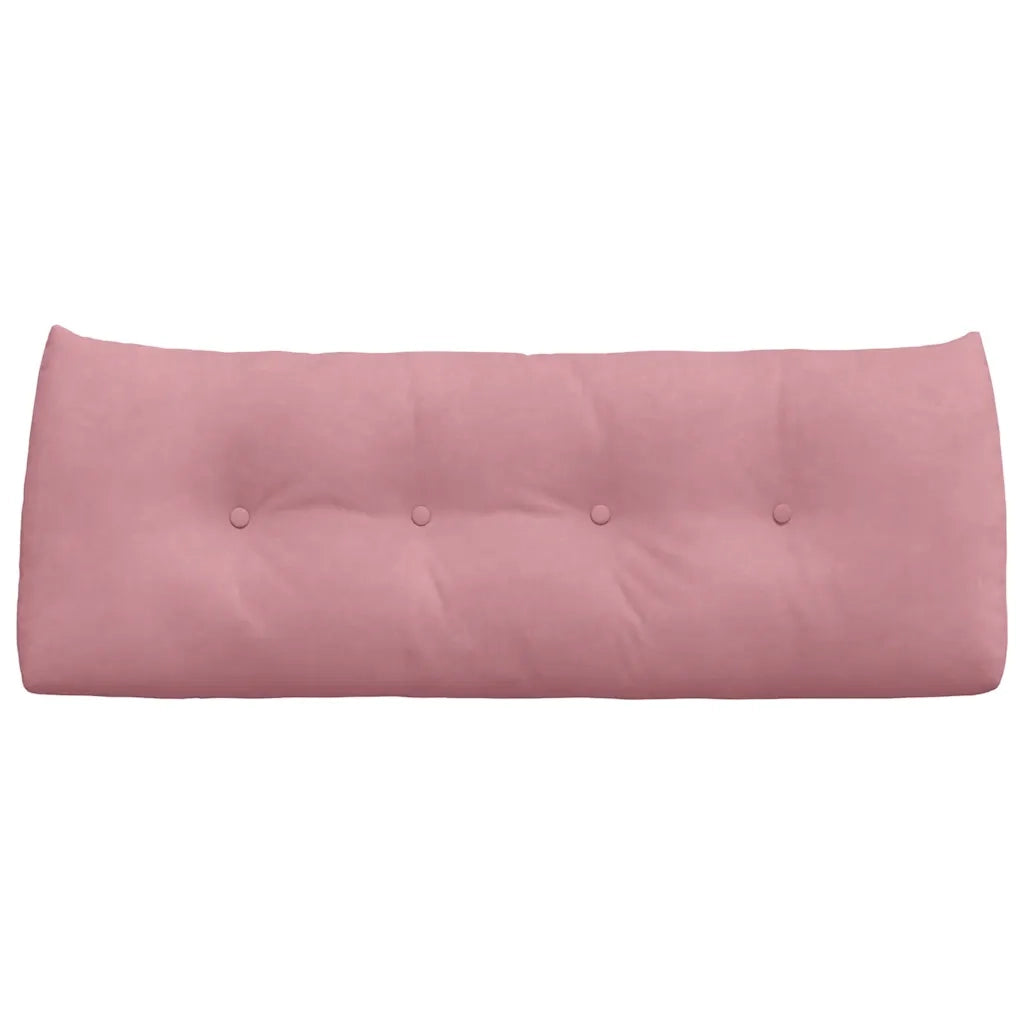Cuscino per Schiena Rosa 120 x 24 x 50 cm Velluto