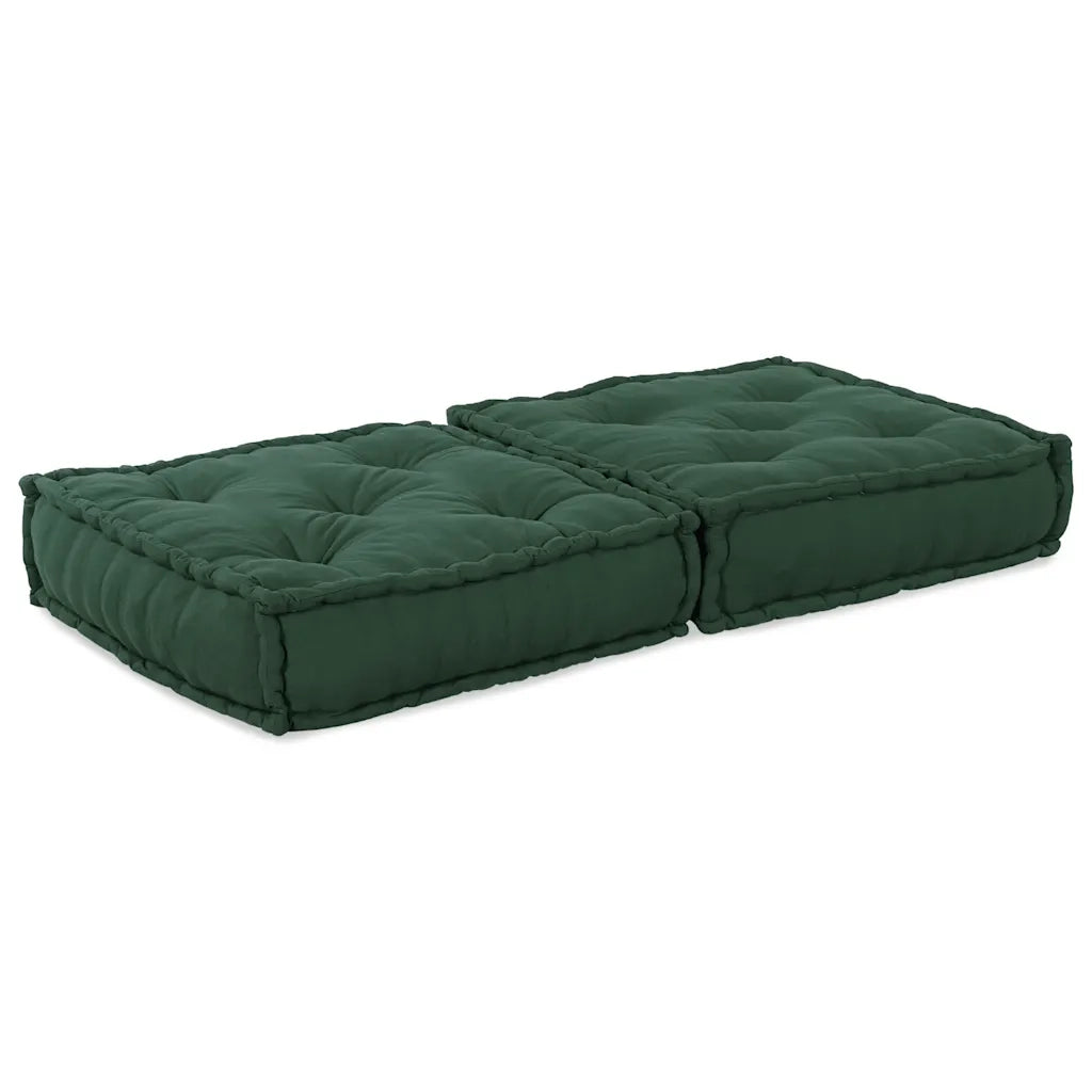 Divano Componibile Verde 70x70x36 in Tessuto 4019035