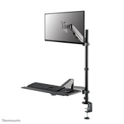 Neomounts ds90-325bl1 postazione di lavoro in piedi da tavolo 17-32" - molla a gas