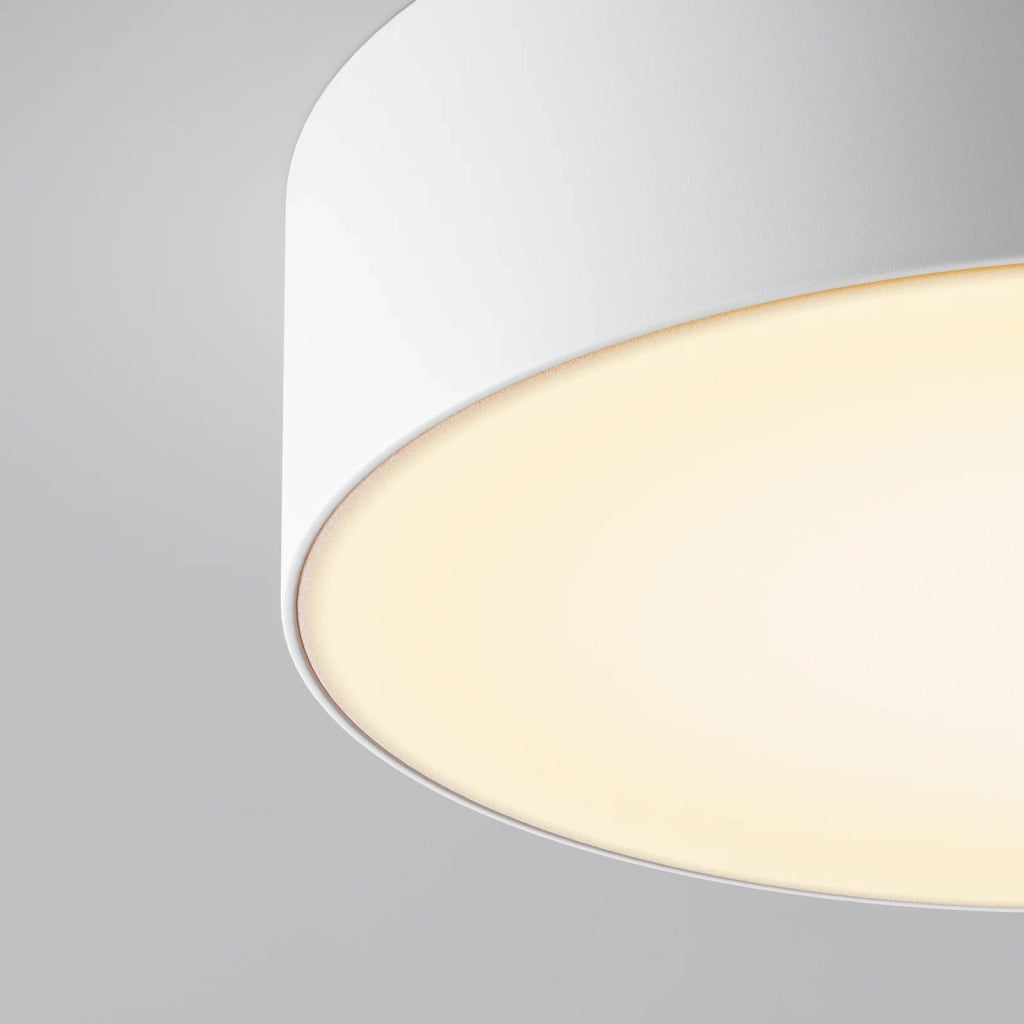 Maytoni Plafoniera Moderna Zon IP LED integrato 1 luce IP65 bianco alluminio