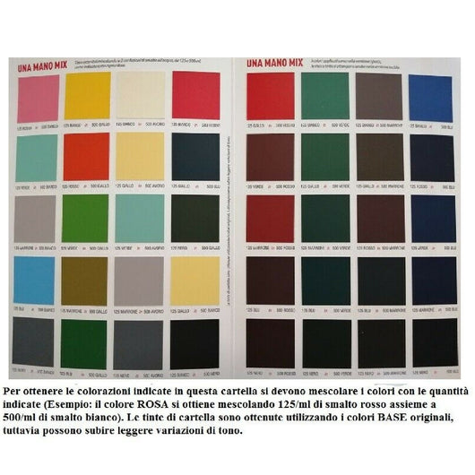 Smalto all'acqua lucido o opaco UNA MANO Antiruggine Universale certificato A+HACCP AVORIO LUCIDO /125 ml