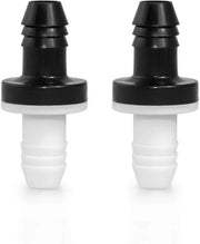 Valvola di ritorno 10 mm - 2 pezzi - Materiale ABS di alta qualità - Resistente all'acido e all'alcali - Membrana di gomma siliconica - Intervallo di temperatura 20-50 °C - Valvola di controllo