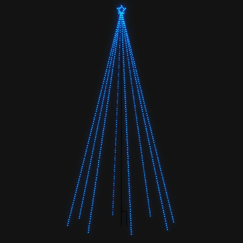 Luci per Albero di Natale Interni Esterni 576 LED Blu 3,6 m 328742
