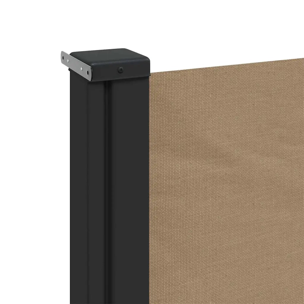 Tenda da Sole Laterale Retrattile Tortora 200x500 cm 4004469