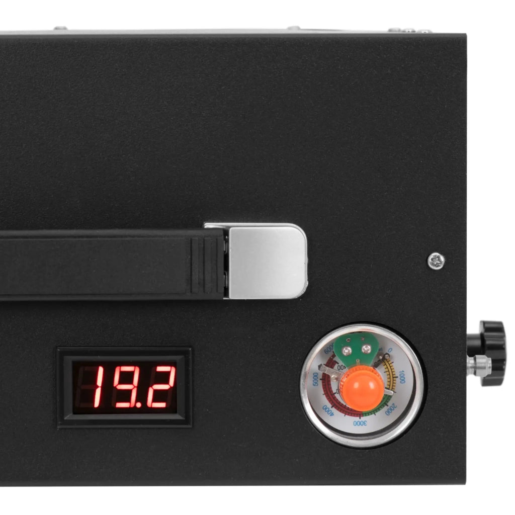 Compressore PCP 300 bar 12/220 volt 400 watt spegnimento automatico lamiera di ferro zincata alluminio nero 14_0008722