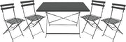 Salotto set da giardino Koby Double, con tavolo e 4 sedie