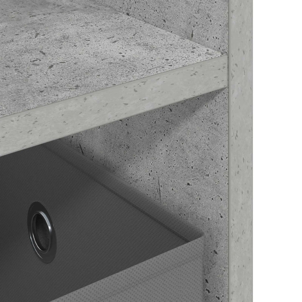 Supporto TV con cassetto Grigio cemento 79 x 40 x 48 cm 8000463