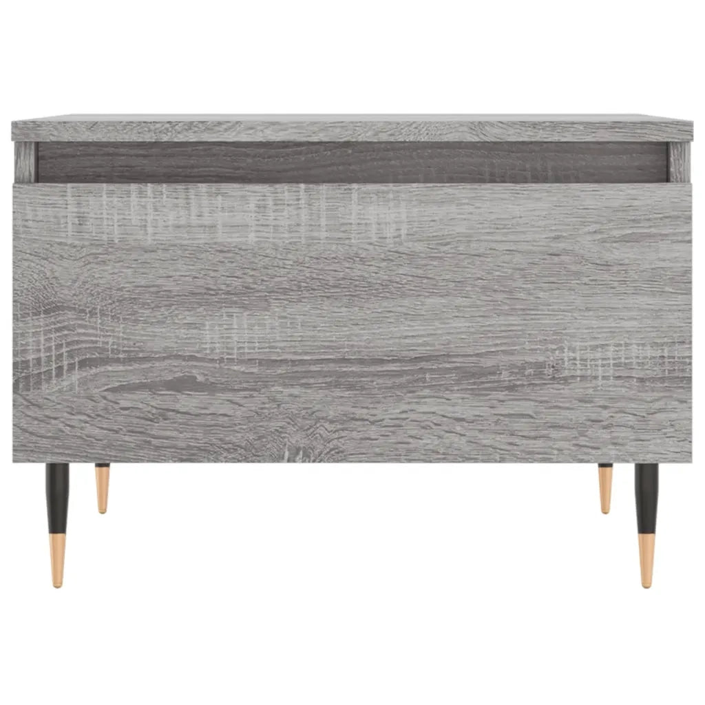 2 pz Tavolini salotto | Tavolino da caff¨¨ | Tavolino da Soggiorno Grigio Sonoma 50x46x35cm Legno Multistrato