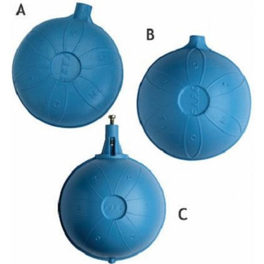 Sfera d.220 con scorrevole vite inox 532 1 x asta passante b08wy