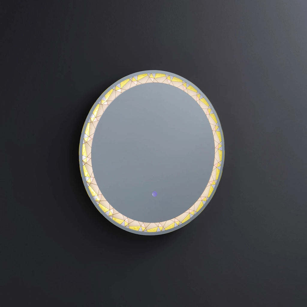Specchiera rotonda 60 cm retroilluminata