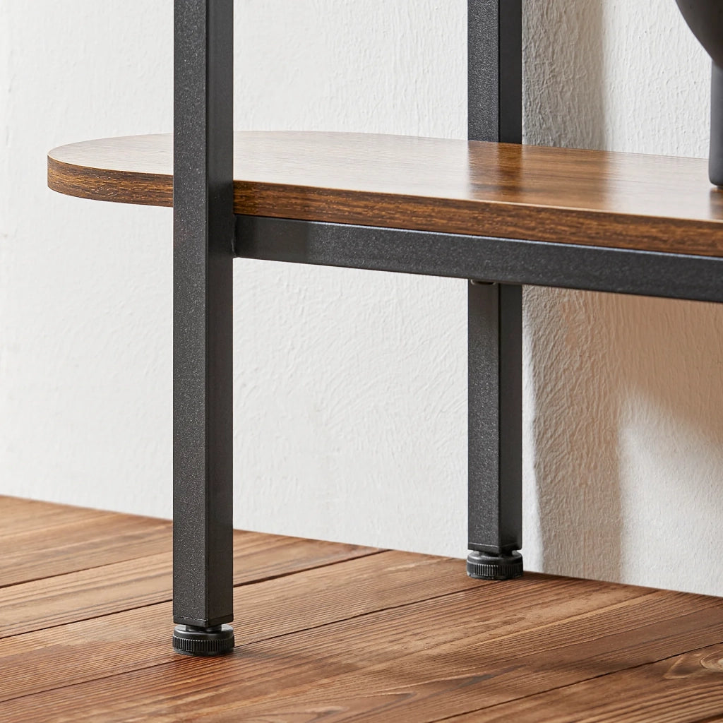 Tavolo Consolle da ingresso Tavolino stretto Tavolo decorativo Marrone 110x25x86cm FSB67-WS SoBuy