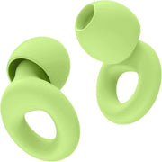 Orecchini per riduzione del rumore - 2 Paia di protezione udito riciclabile in silicone flessibile - 8 orecchini in XS/S/M/L - 27dB