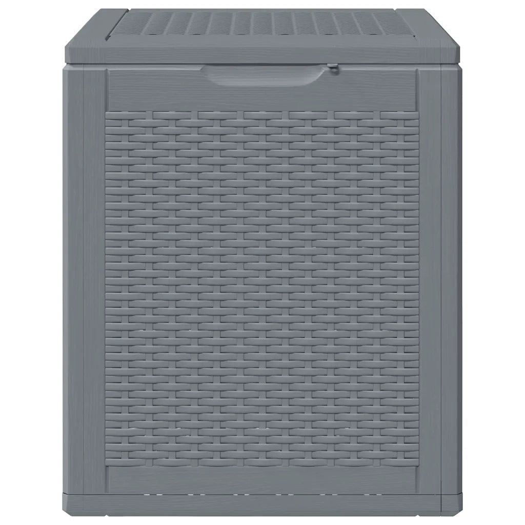 Contenitore da Giardino Grigio in Rattan PP 90 Lcod mxl 106681