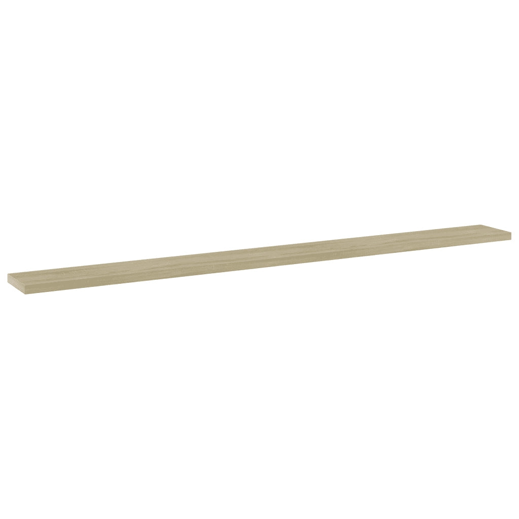 Ripiani Libreria 4 pz Rovere Sonoma 100x10x1,5 cm in Truciolato cod mxl 59794
