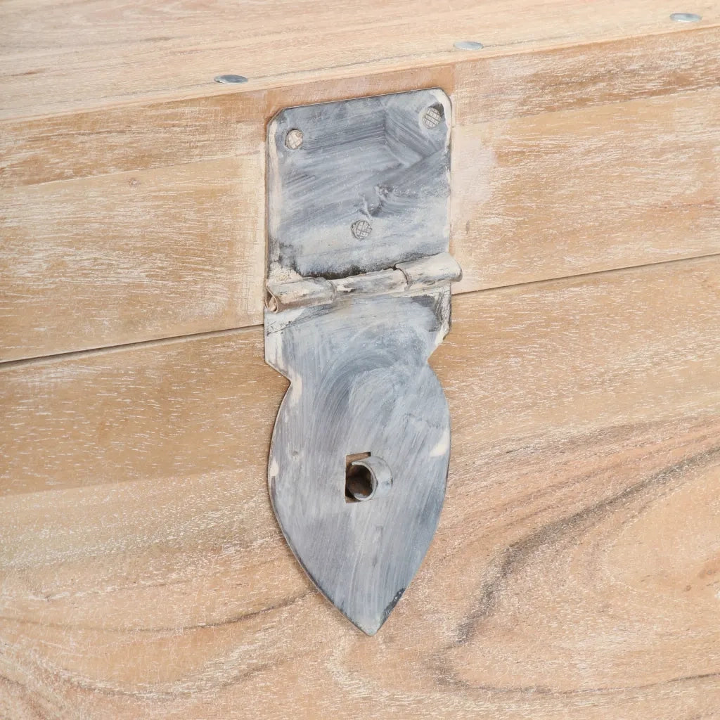Baule 40x40x40 cm in Legno Massello di Acacia cod mxl 67381