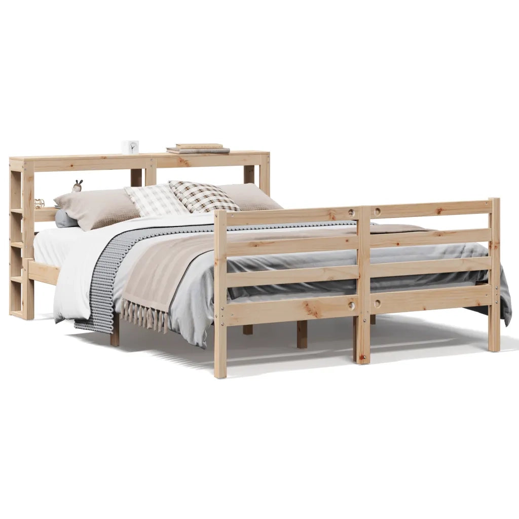 Letto senza Materasso 120x200 cm in Legno Massello di Pino