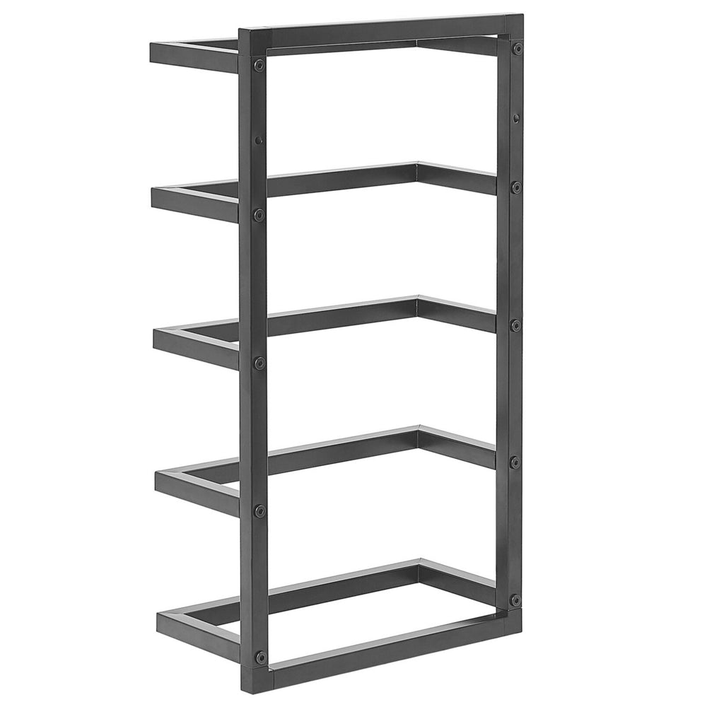 Portasciugamani in acciaio Nero opaco Accessori da bagno Porta salviette a parete Design moderno