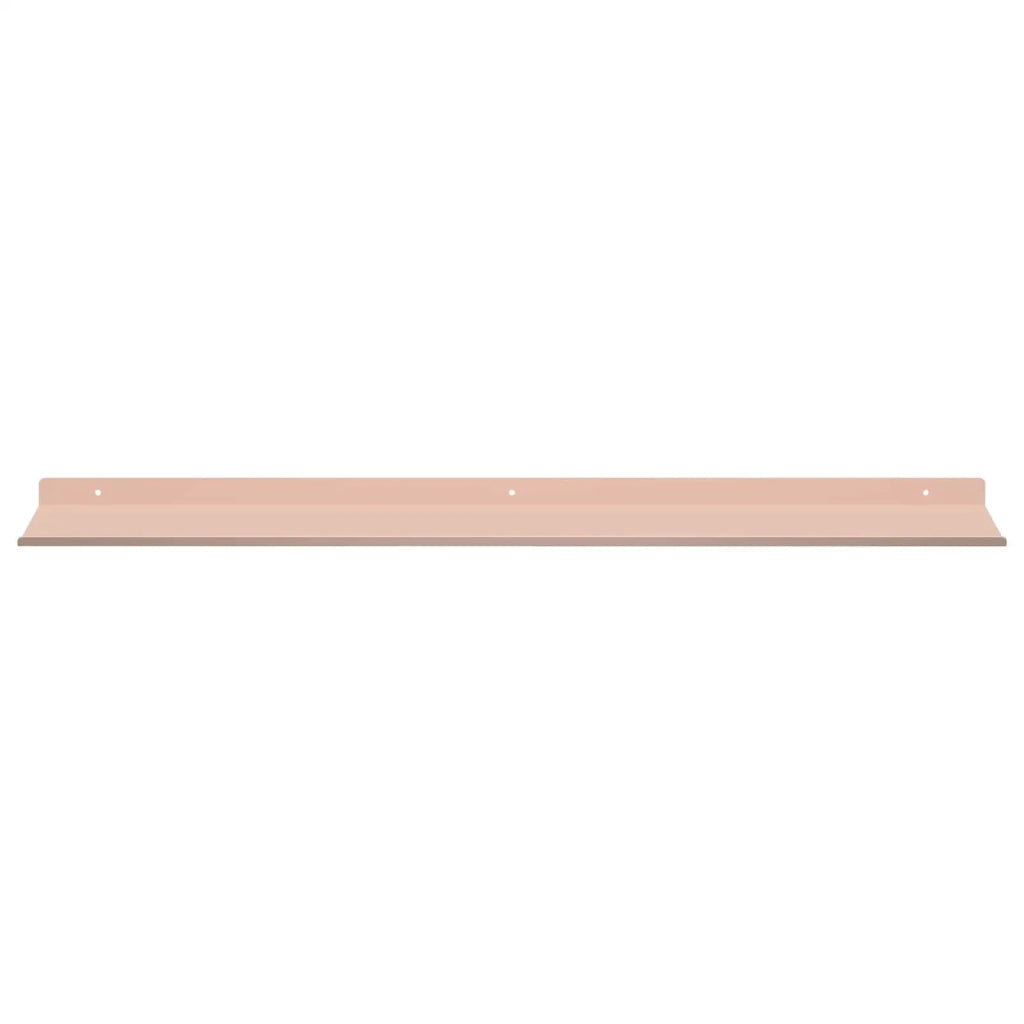 Mensola sospesa 2 pcs Rosa 80 x 18 x 2,5 cm Acciaio