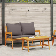 Salotto da Giardino-Set bistrot 2 pz Olio Naturale Legno di Acacia Massello