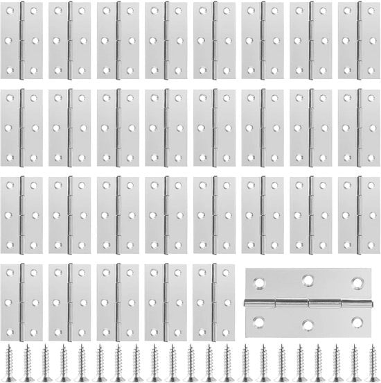 Set di maniglie per porte in acciaio inox da 30 pezzi - Dimensioni 66 x 37 mm - Maniglie con antislip - Installazione facile - Per armadietti di cucina