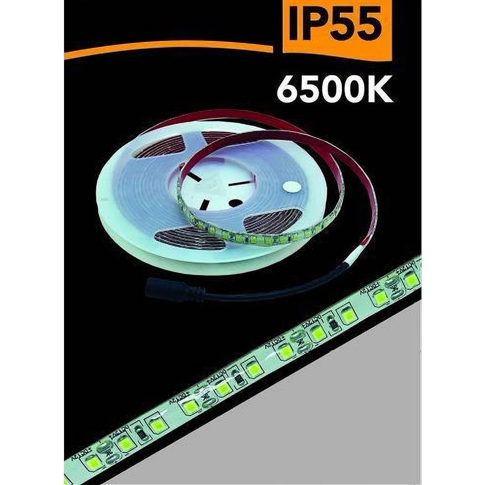 Trade Shop - Striscia Led 2835 5mt Bobina Luce 4000k 3000k 6500k Waterprof Ip55 2835-12v -