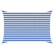 Telo Ombra Blu e Bianco 2 x 3,5 m HDPE