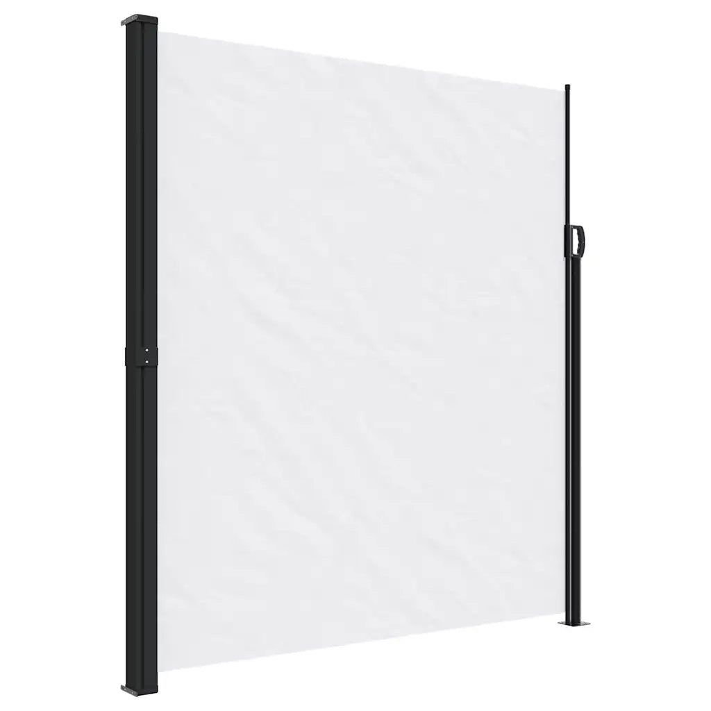 Tenda da Sole Laterale Retrattile Bianco 220x600 cm 4004571