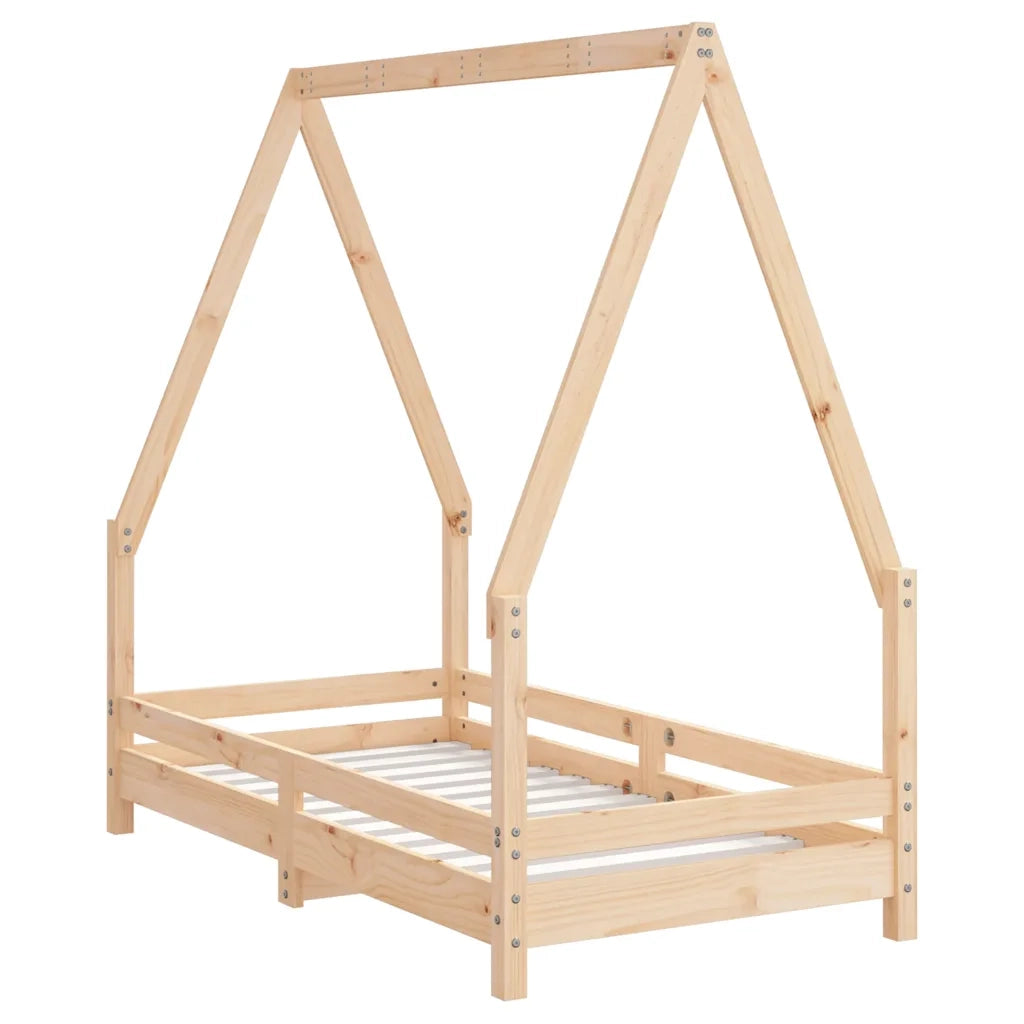 Giroletto per Bambini 70x140 cm in Legno Massello di Pino 834486