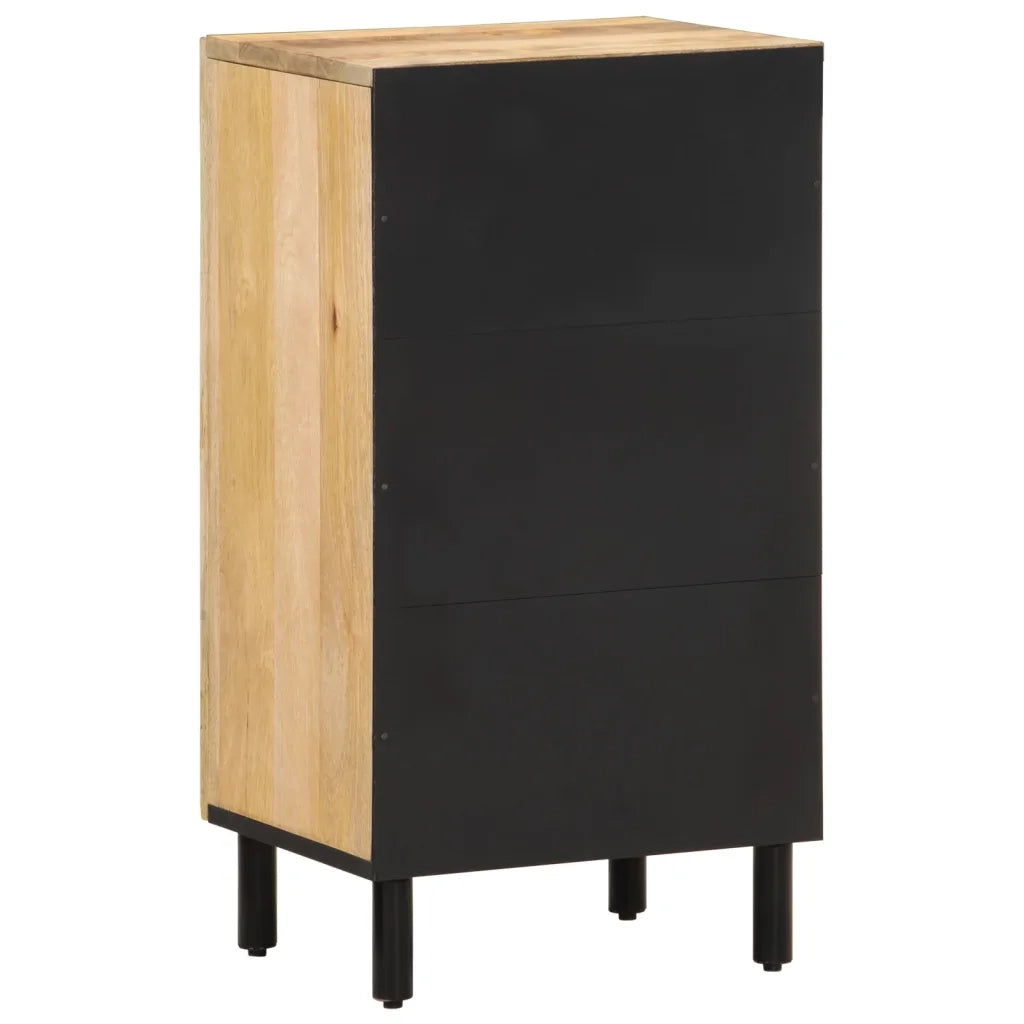 Credenza 40x33x75 cm in Legno Massello di Mango 358236