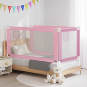 Sponda Letto di Sicurezza per Bambini Rosa 160x25 cm in Tessutocod mxl 129366